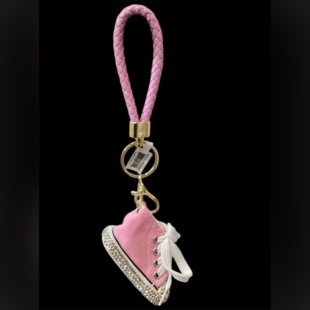 Sneaker Keychain with Rhinestones